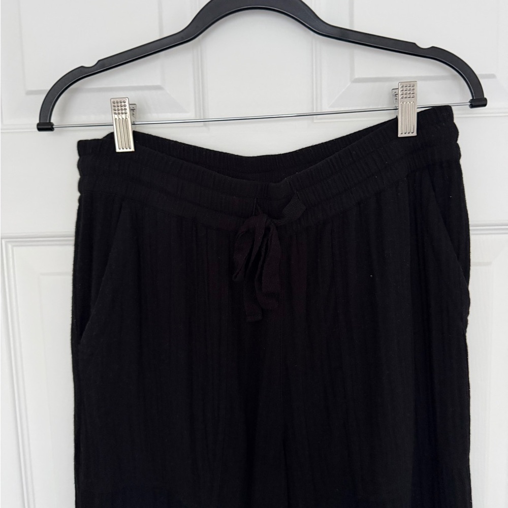 ME+EM Black Set - Ruffled Sleeve Blouse & Matching Pants - Picture 4 of 8